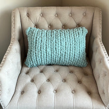 Load image into Gallery viewer, Chunky Knit Throw Pillow (Rectangle)