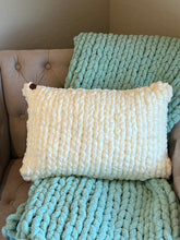 Load image into Gallery viewer, Chunky Knit Throw Pillow (Rectangle)