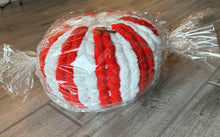 Load image into Gallery viewer, Peppermint/Candy Cane Accent Pillow